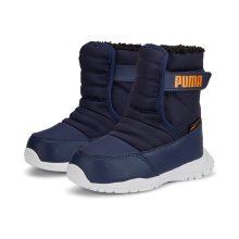 Puma Winter Boots Nieve (water-repellent/lined) peacoat blue Toddlers